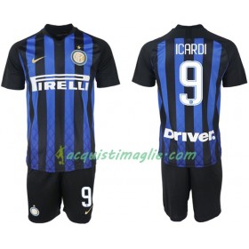 Divisa di Calcio Inter Milan ICARDI 9 Bambino Prima 2018/2019